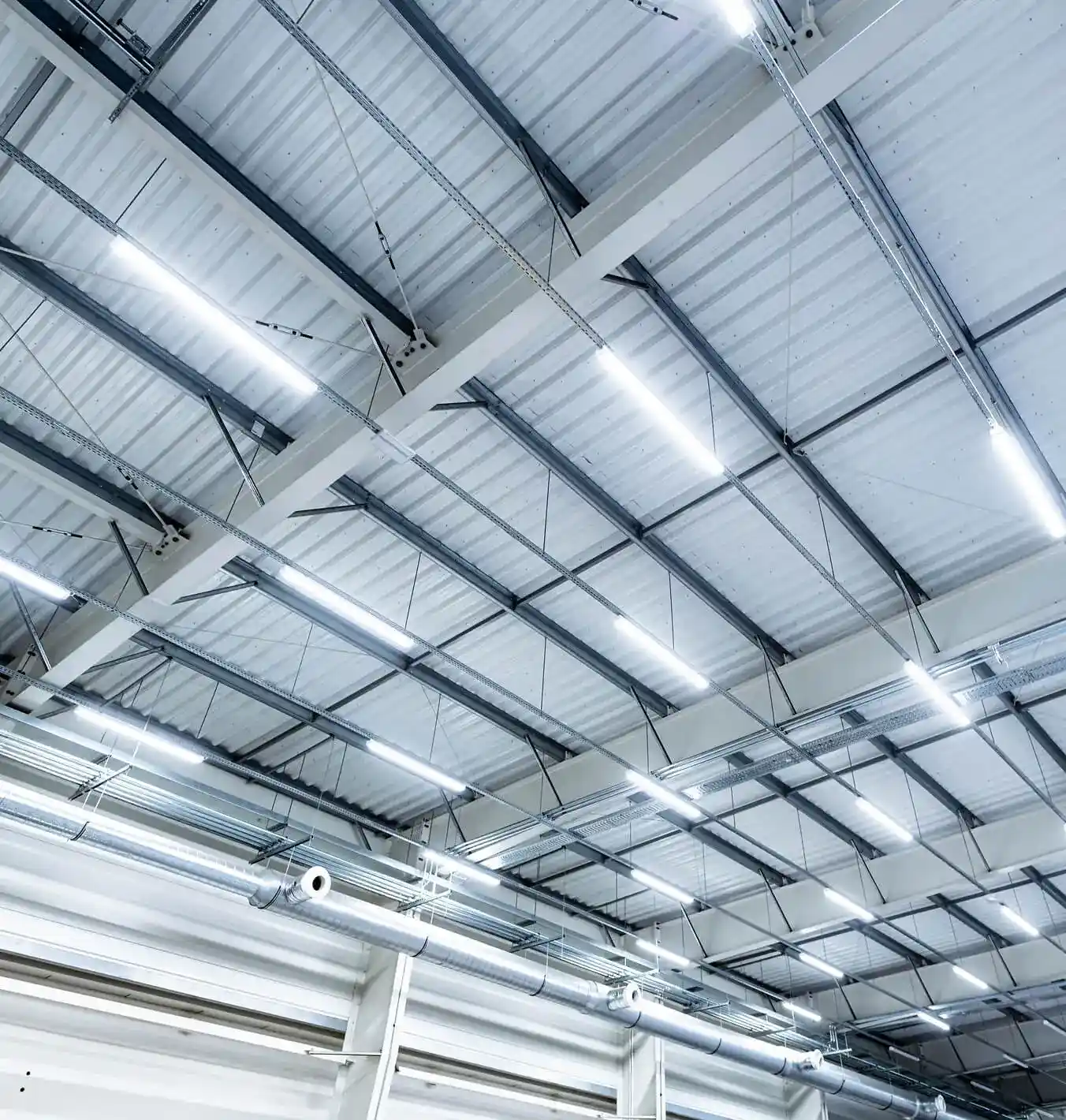 Lighting across a commercial interior